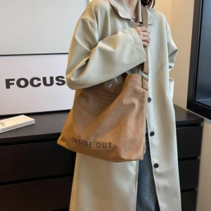 Alternative view of Large Capacity Messenger Bag Women′s Canvas Bag Crossbody Bag New Shoulder Bag