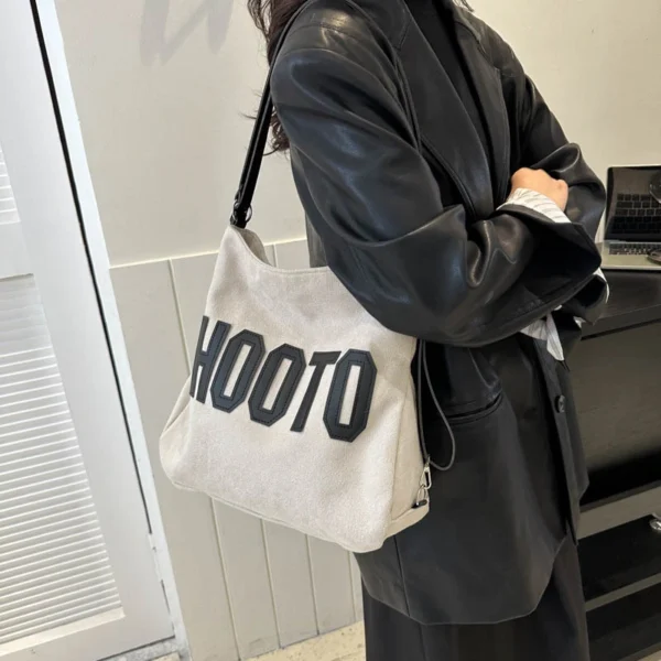 Large Capacity New Autumn Fashionable Commuting Tote Bag - Image 4