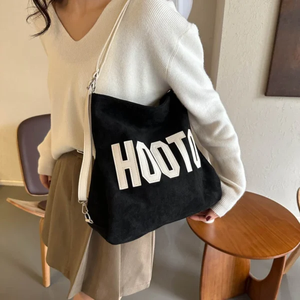 Large Capacity New Autumn Fashionable Commuting Tote Bag - Image 5