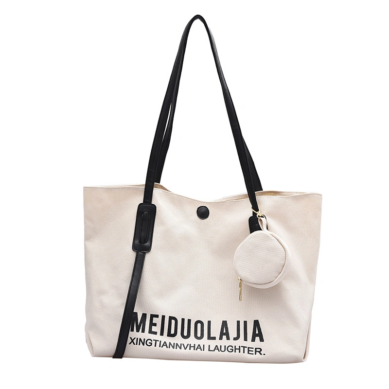 Large Capacity Single Shoulder Bag Large Bag Simple Temperament Korean Fashionable Bag