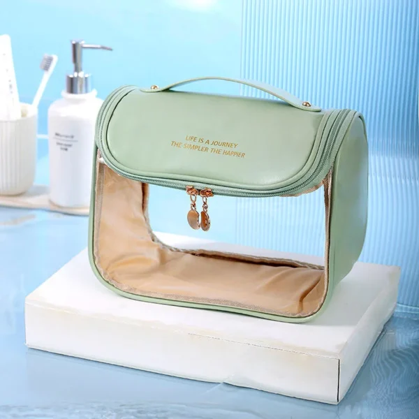 Large Capacity Waterproof Cute Travel Beach PVC Cosmetic Bag Travel Clear Bag - Image 3