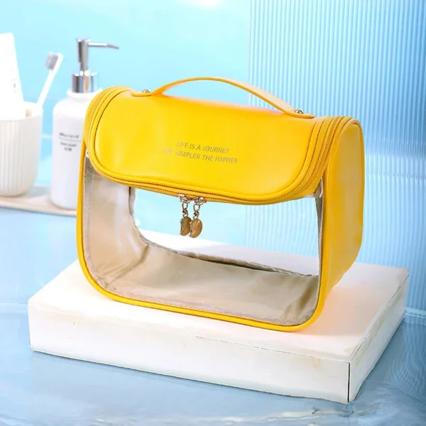 Large Capacity Waterproof Cute Travel Beach PVC Cosmetic Bag Travel Clear Bag - Image 4