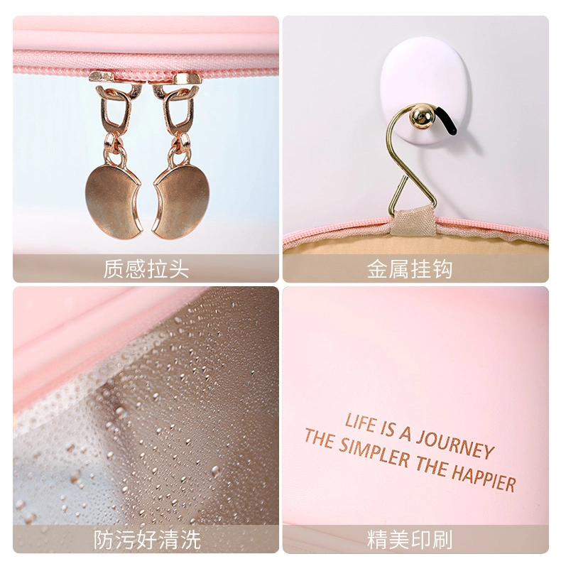 Large Capacity Waterproof Cute Travel Beach PVC Cosmetic Bag Travel Clear Bag