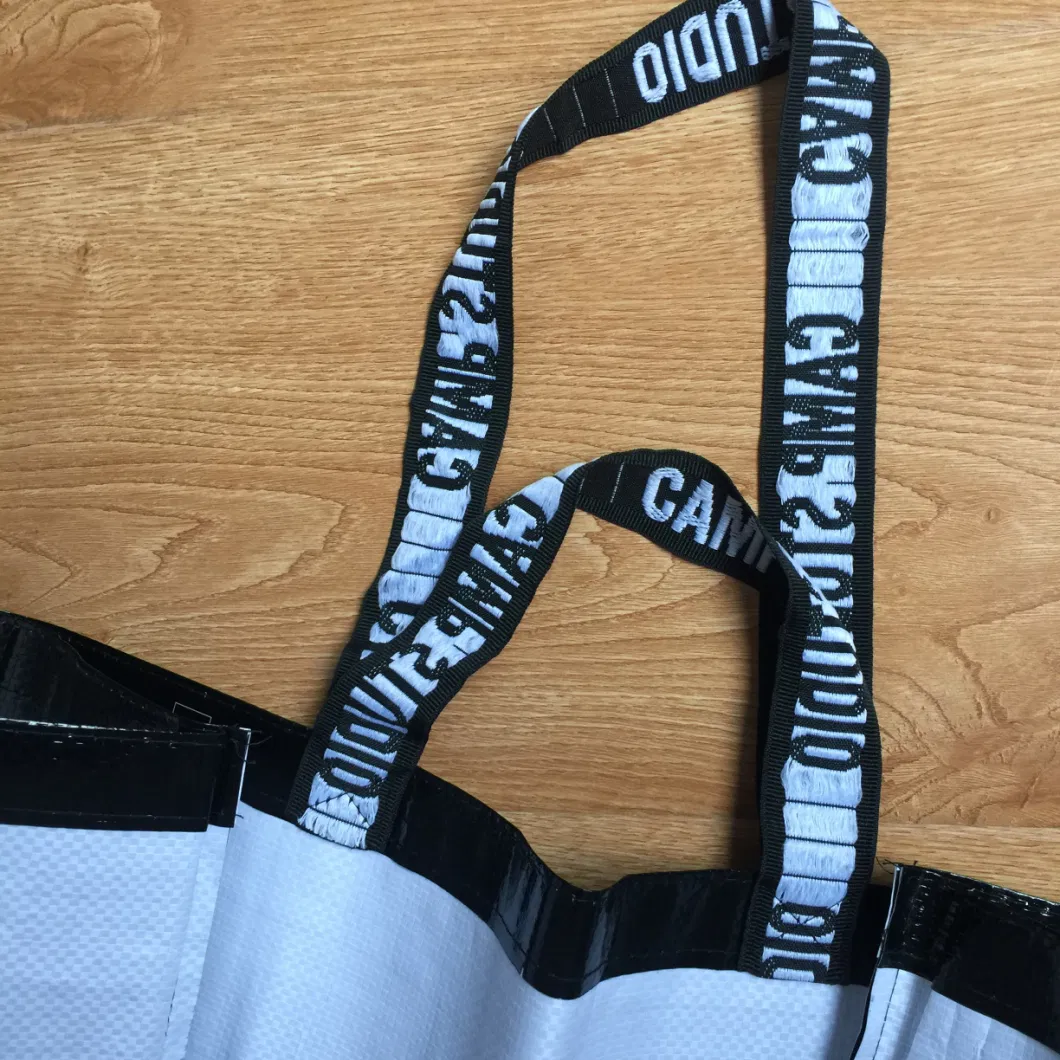 Large Waterproof PP Woven Laminated Shopping Tote Bags with Custom Logos