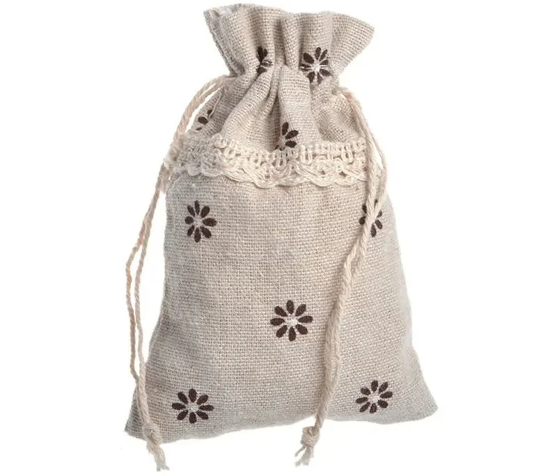 Lavender Sachet Bag with Drawstring Lace Drawstring Bag