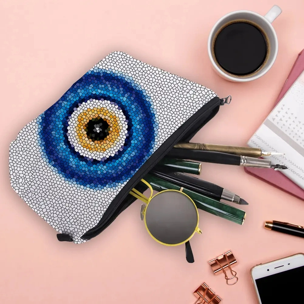 Makeup Bag Canvas Cosmetic Bag Small Makeup Pouch Storage Bag Organize Handbag