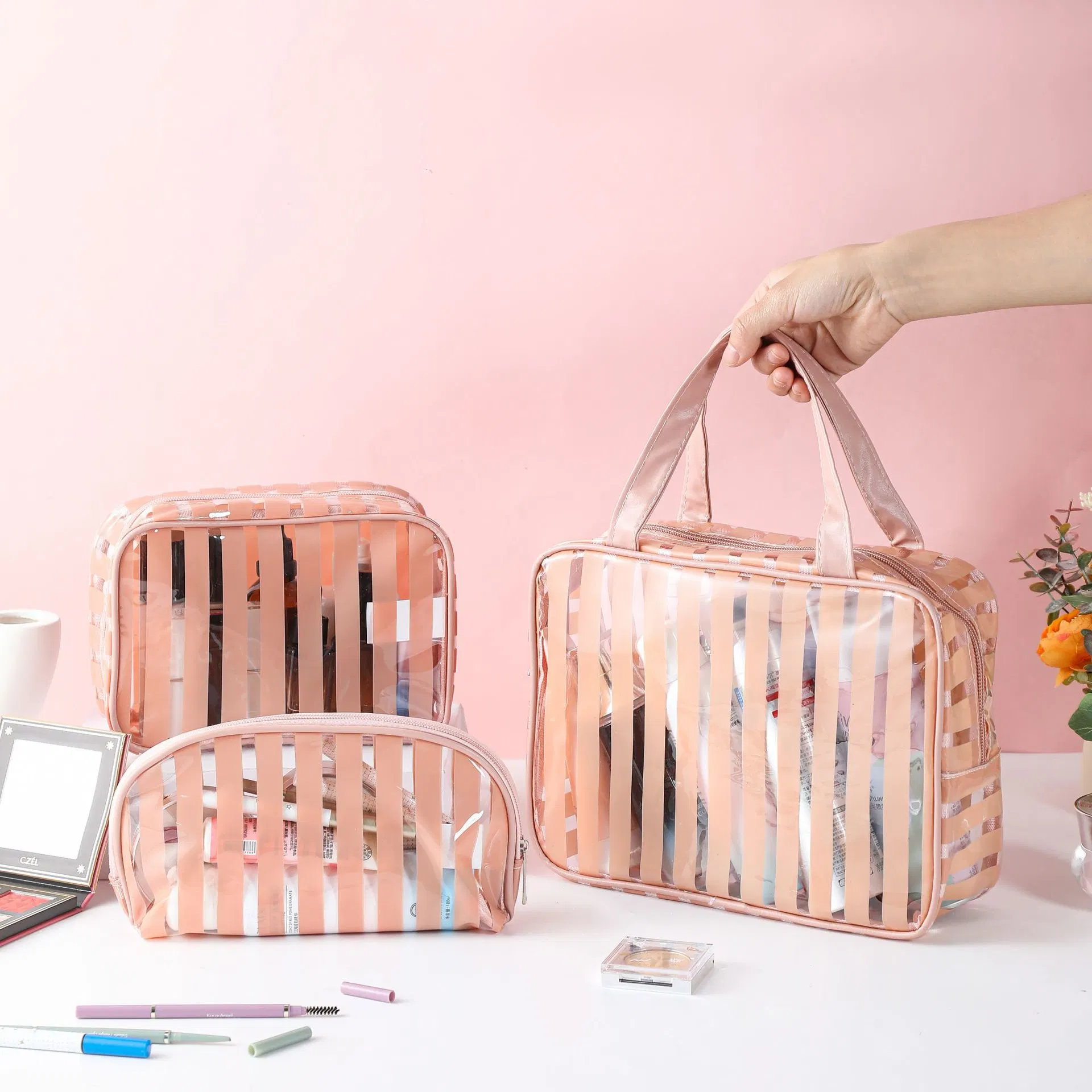 Makeup Bag Portable Female Travel out Large Capacity Waterproof Storage Bag - Image 6