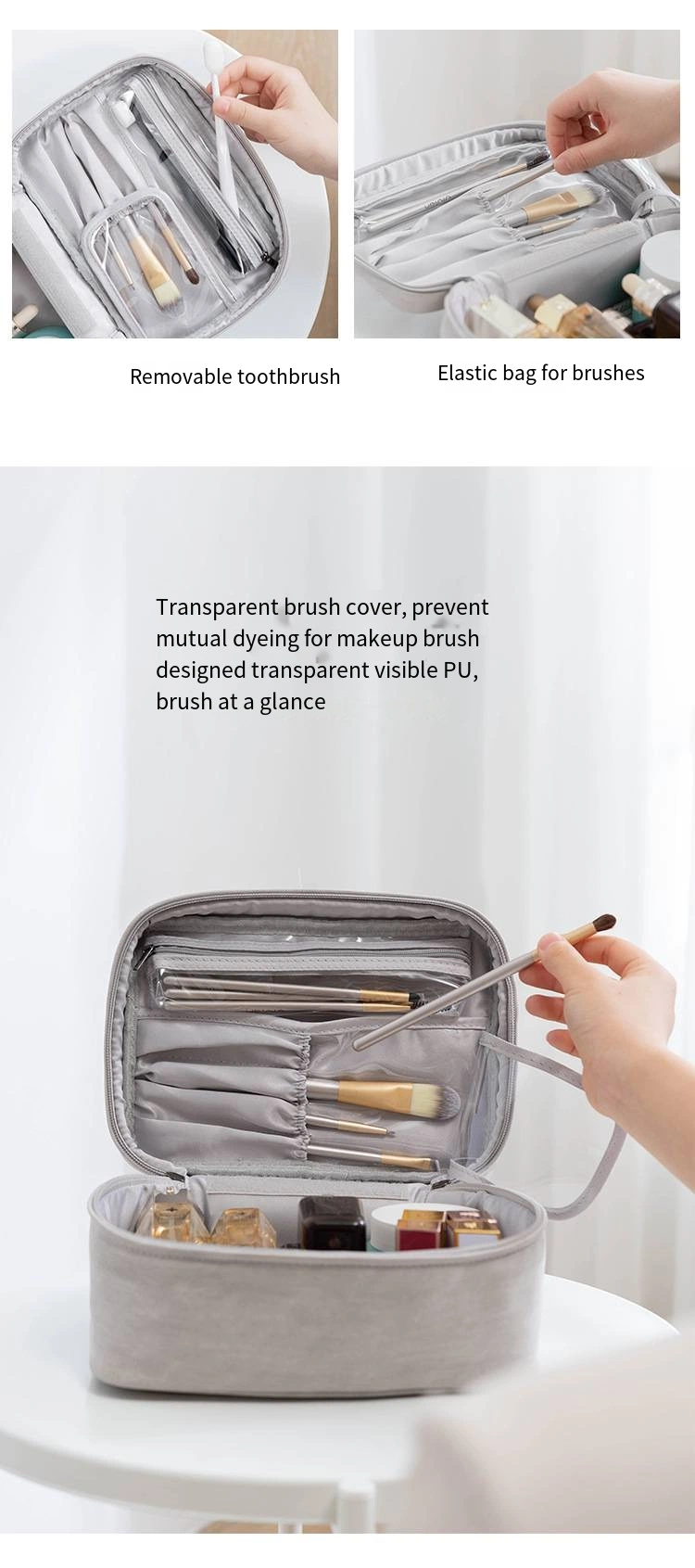 Makeup Bag Portable Travel Makeup Storage Bag Simple Fashion Toiletry Bag