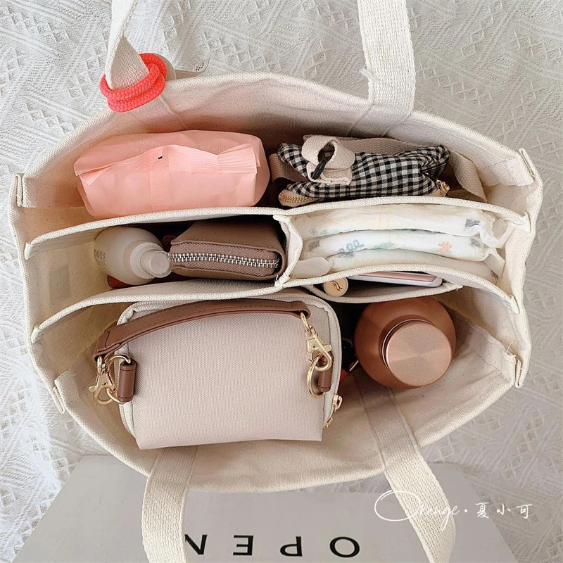 Mommy Bag Fashion Multi-Functional Mother and Child Single Shoulder Canvas Bag