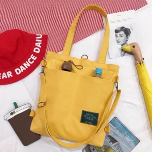 Alternative view of Multipurpose Women′s Single Shoulder Canvas Bag Fashion Class Canvas Bag