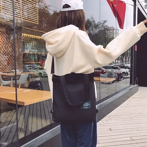 Multipurpose Women′s Single Shoulder Canvas Bag Fashion Class Canvas Bag - Image 4