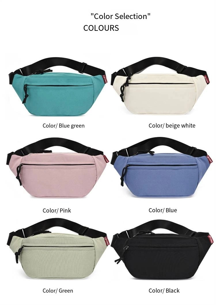 New Fanny Pack Women&prime;s Oxford Crossbody Bag Outdoor Sports Chest Bag