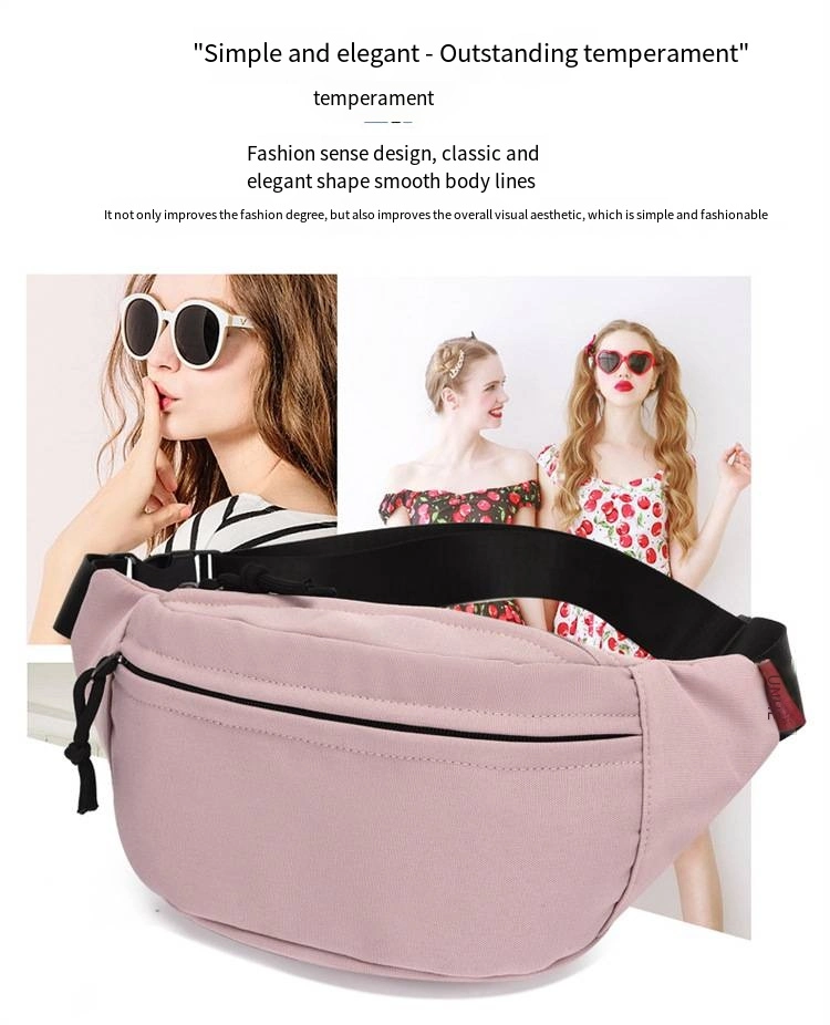 New Fanny Pack Women&prime;s Oxford Crossbody Bag Outdoor Sports Chest Bag