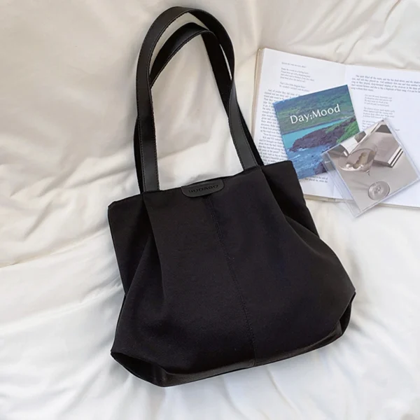 New Fashion Trend Large Capacity Minimalist Tote Bag Leisure Commuting Shoulder Bag - Image 3