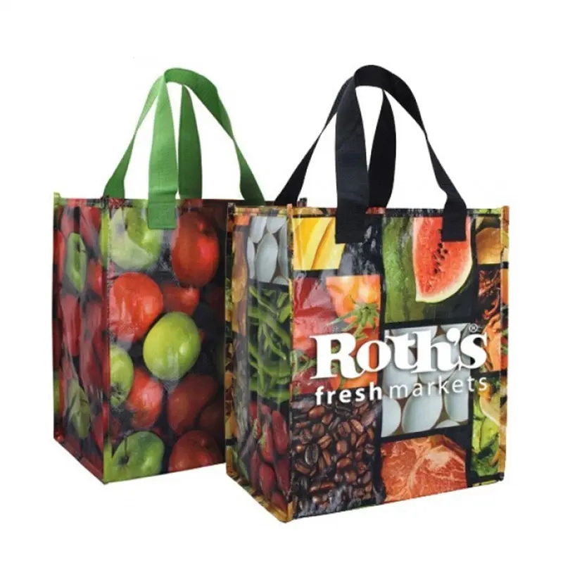 Non Woven Bag Custom Logo Printed Eco Bags Durable Handled Laminated PP Woven Bag - Image 6