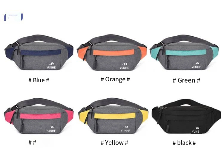 Oxford Fanny Pack Fashion Men′s and Women′s Breast Bag Sports Crossbody Bag