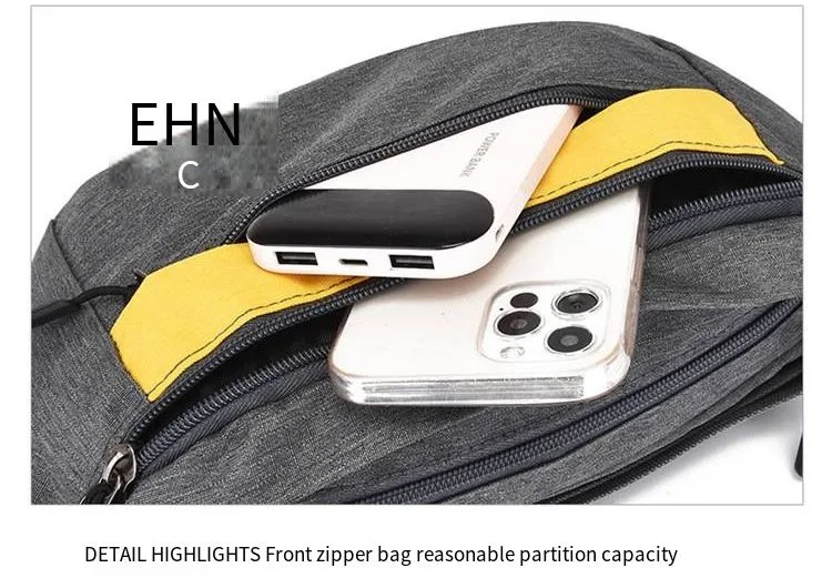 Oxford Fanny Pack Fashion Men&prime;s and Women&prime;s Breast Bag Sports Crossbody Bag