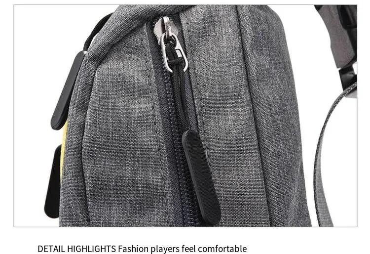 Oxford Fanny Pack Fashion Men′s and Women′s Breast Bag Sports Crossbody Bag