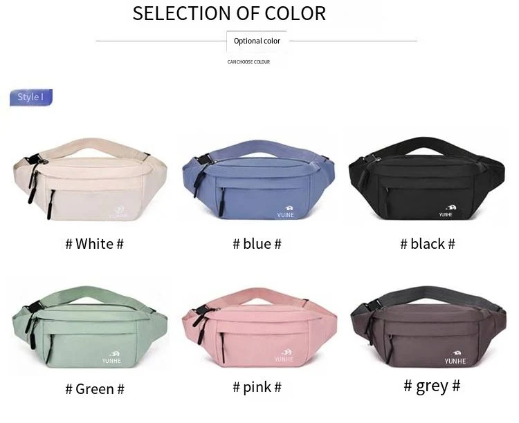 Oxford Fanny Pack Fashion Men′s and Women′s Breast Bag Sports Crossbody Bag