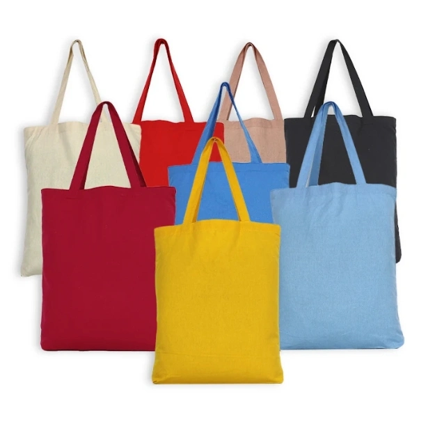 Personalized Canvas Bag Reusable Tote Cotton Bag with Custom Printed Logo