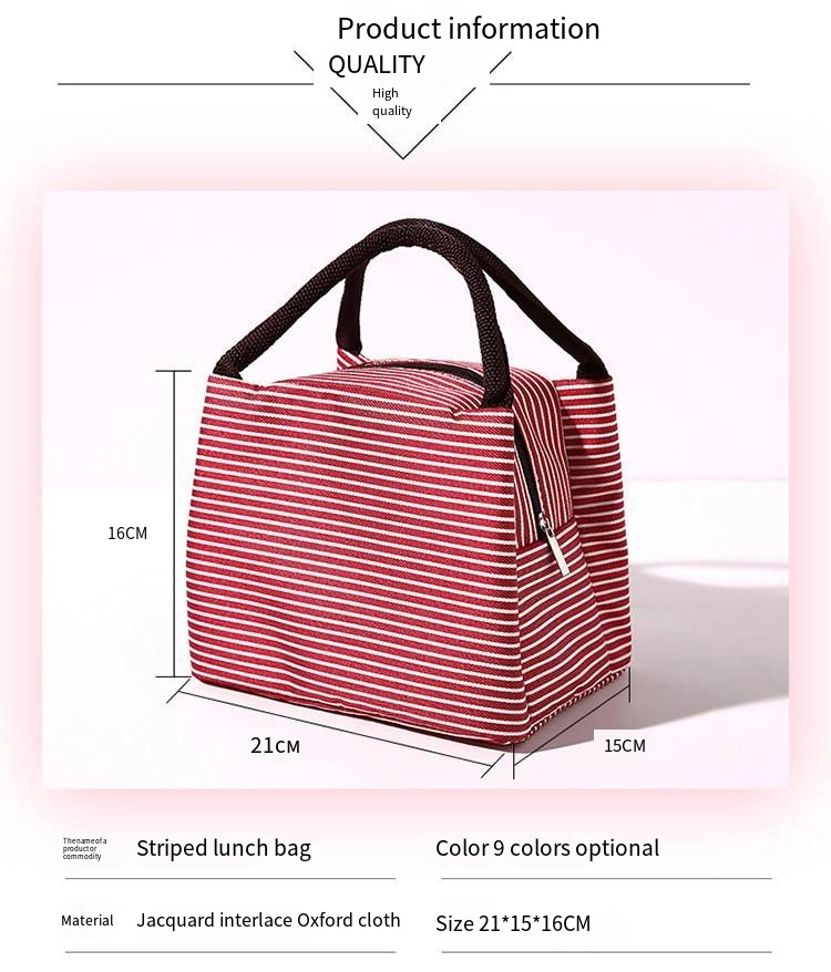 Portable Bento Bag Thermal Bag Lunch Box Bag Lunch Box Storage Bag