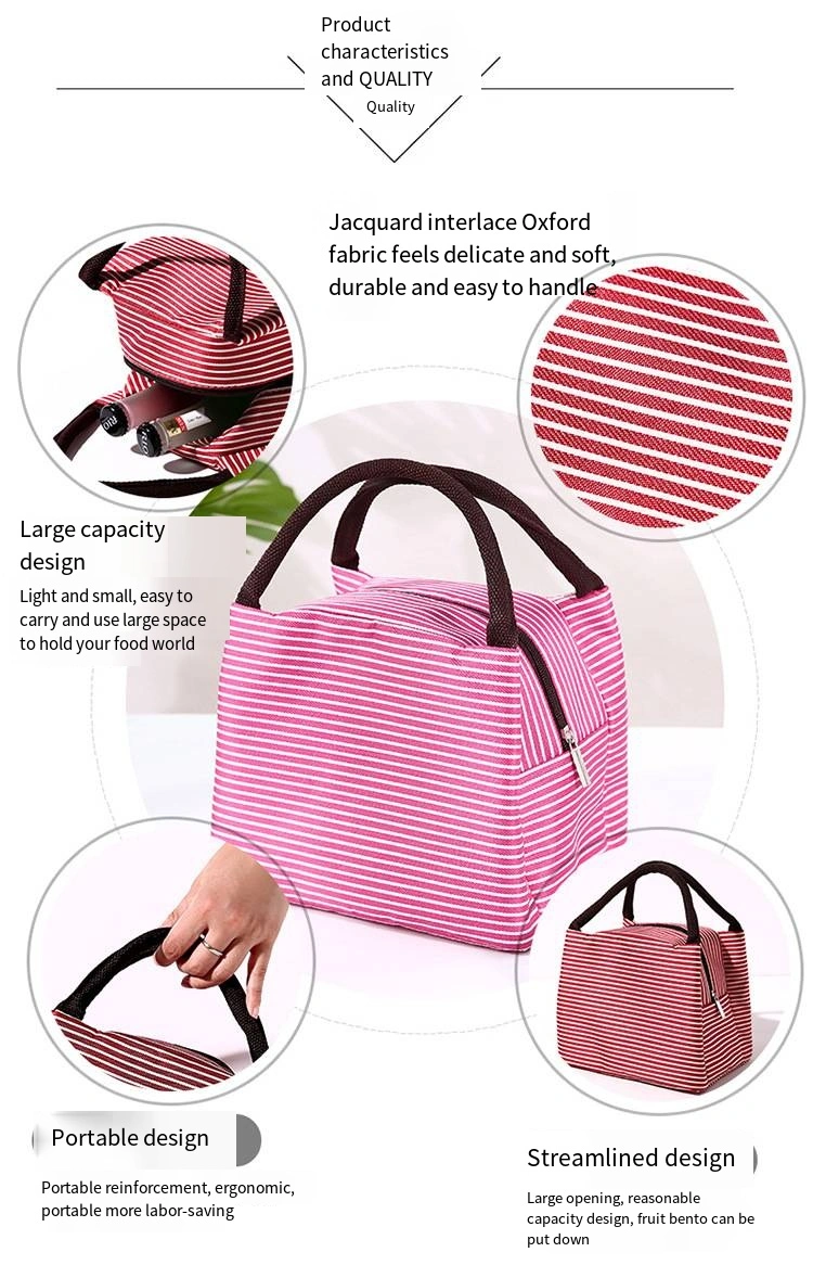 Portable Bento Bag Thermal Bag Lunch Box Bag Lunch Box Storage Bag