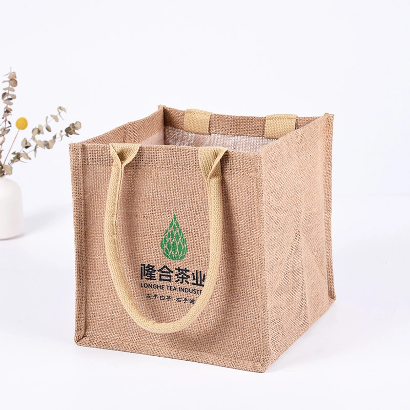 Portable Linen Bag Shopping Bag Can Be Printed