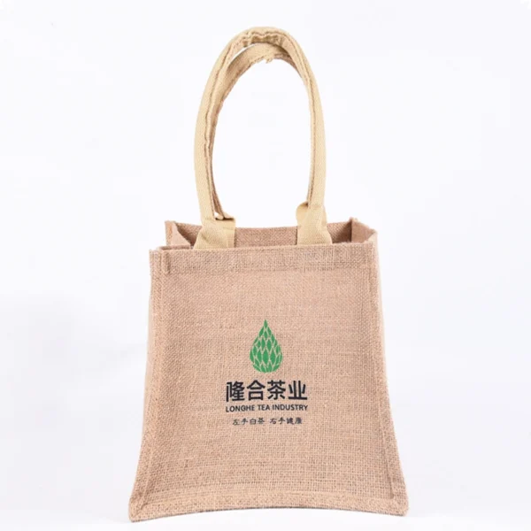 Portable Linen Bag Shopping Bag Can Be Printed - Image 6