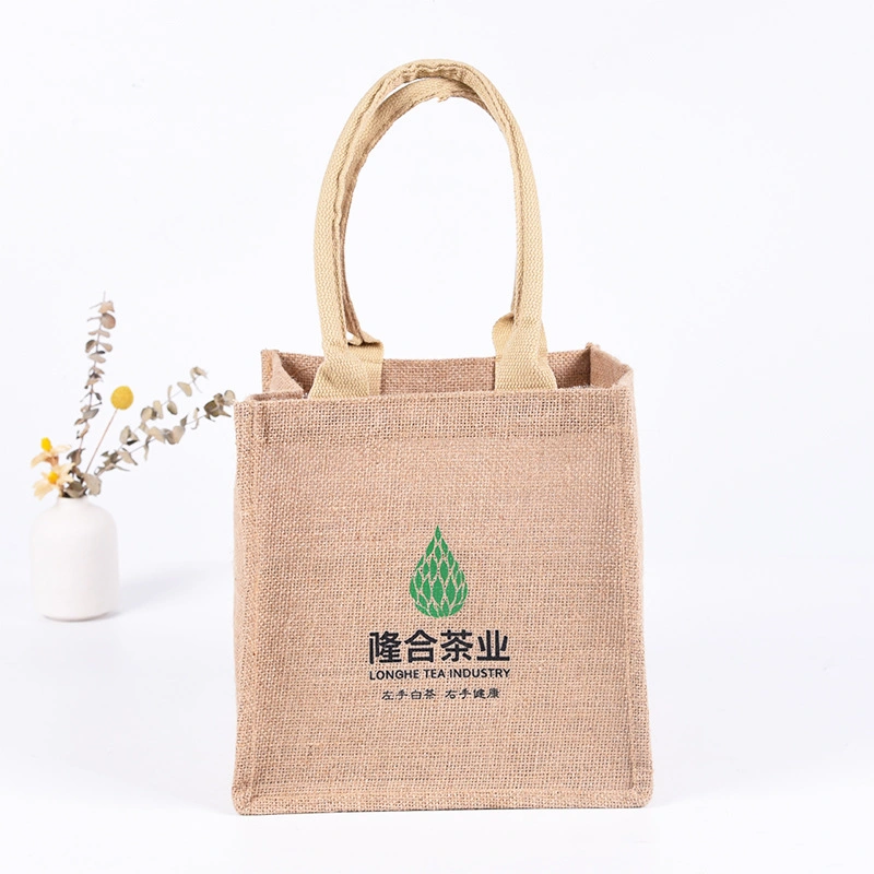 Portable Linen Bag Shopping Bag Can Be Printed