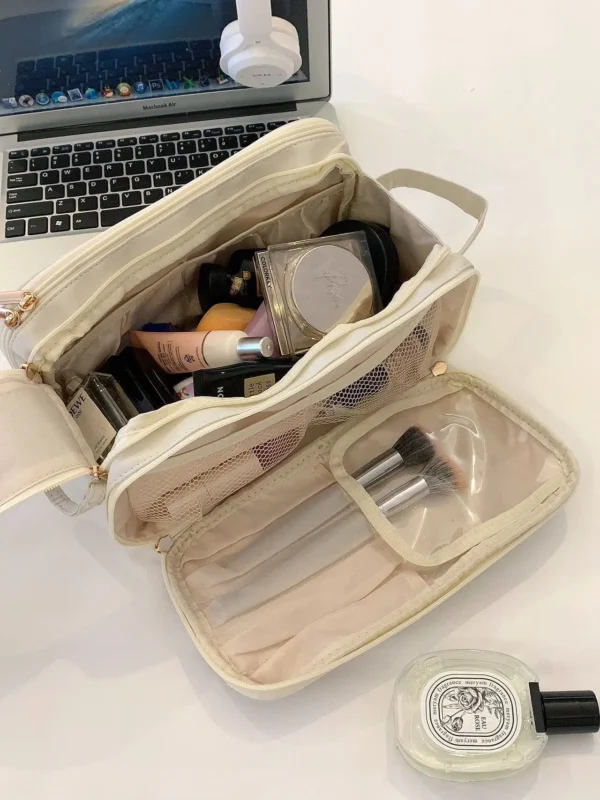 Portable Makeup Bag Makeup Brush Toiletries Skincare Travel Super Hot Storage Bag - Image 6