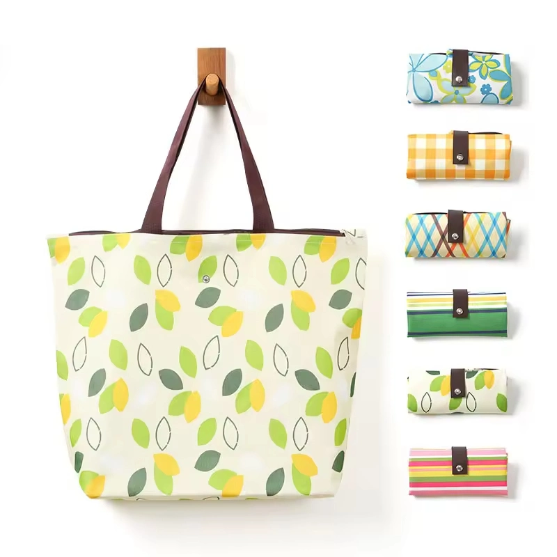 Portable Oxford Shopping Bag Waterproof Foldable Portable Oxford Bag