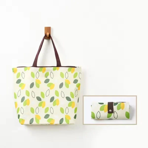 Portable Oxford Shopping Bag Waterproof Foldable Portable Oxford Bag - Image 5