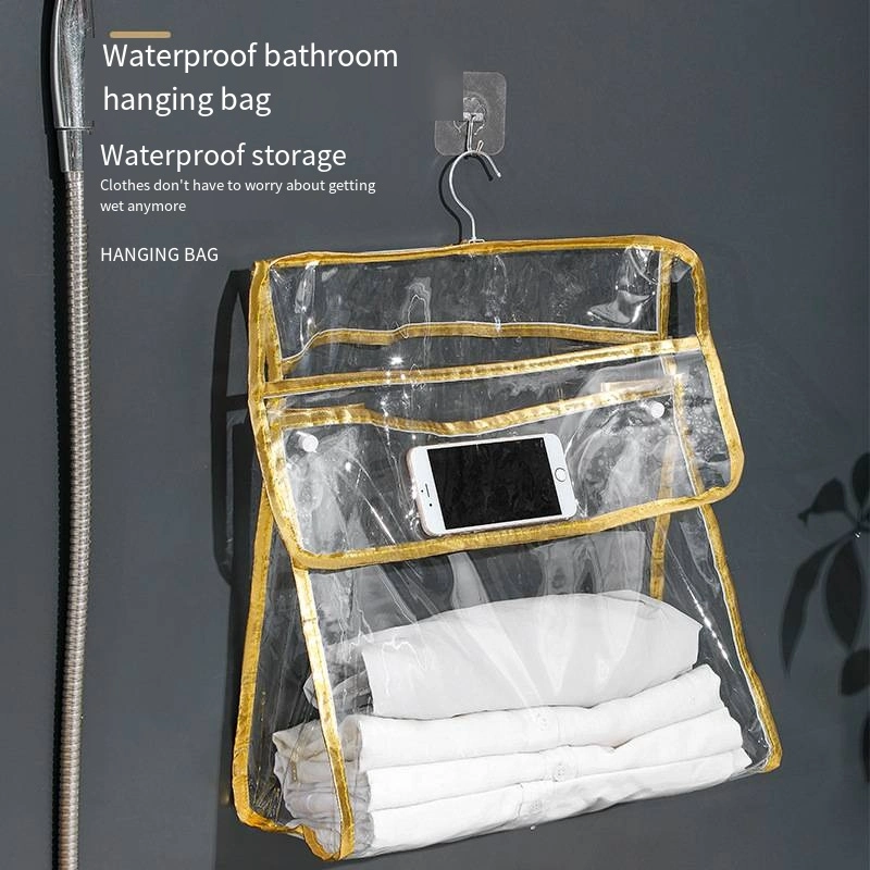 Portable Swimming Bag Cosmetics Storage Bag Waterproof Transparent Toiletry Bag Large Capacity