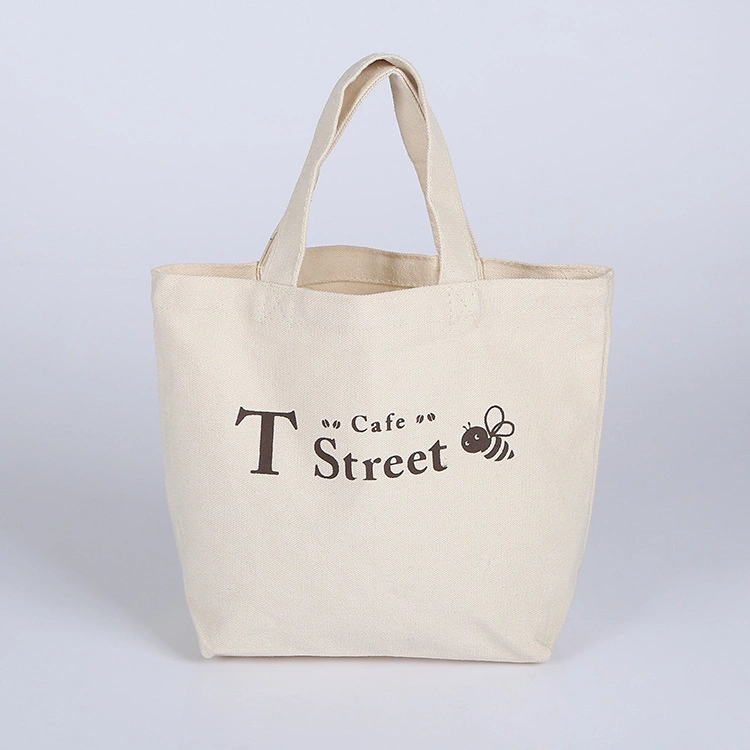 Printed Canvas Tote Bag Single Shoulder Cotton Bag Lightweight Cartoon Shopping Canvas Bag