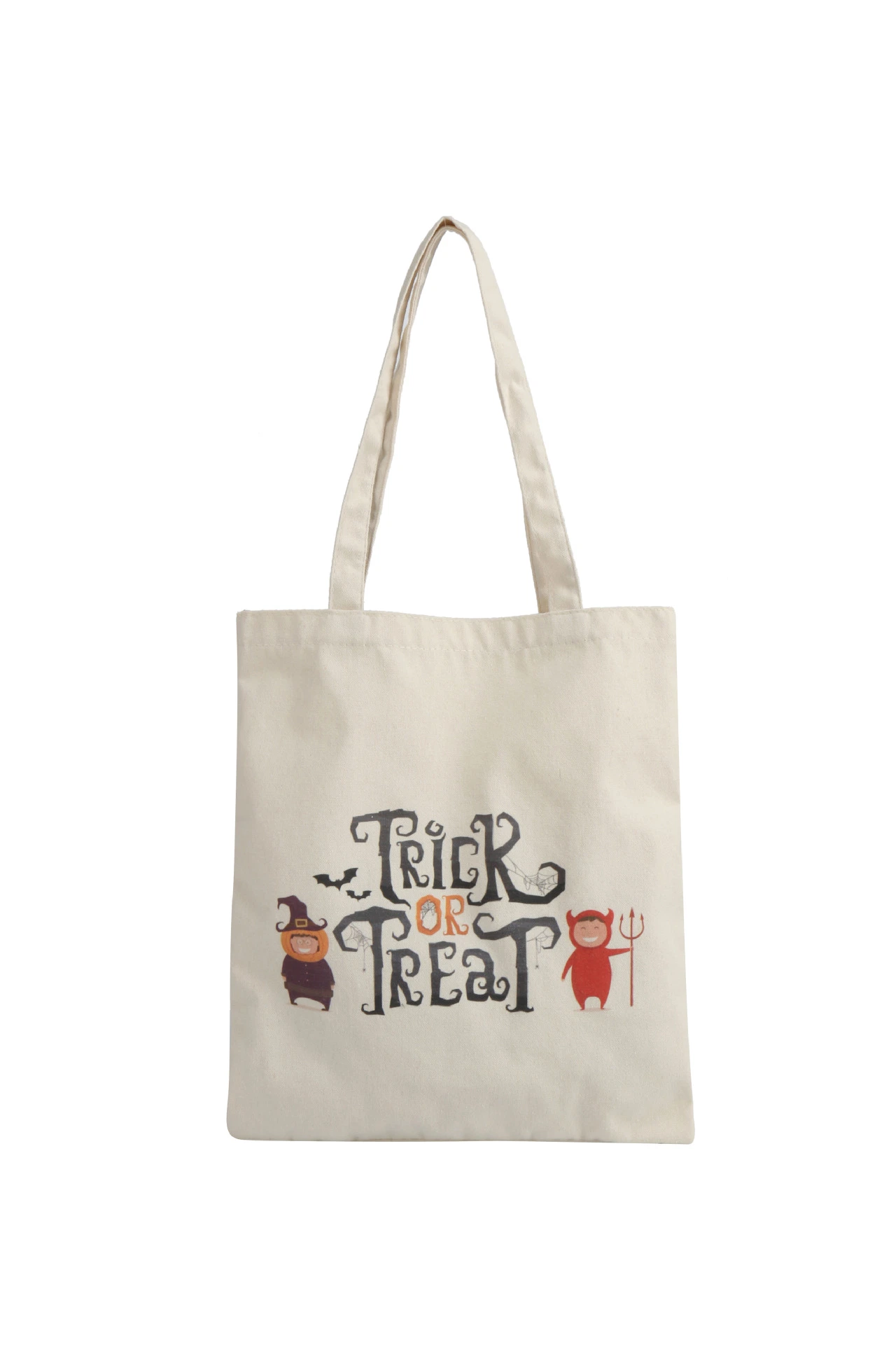 Printed Canvas Tote Women′s Shoulder Bag Holiday Decorated Candy Tote Bag - Image 6