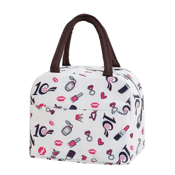 Printing Pattern Cooler Lunch Box Portable Insulated Lunch Bag Thermal Food Picnic Lunch Bags for Kids - Image 5