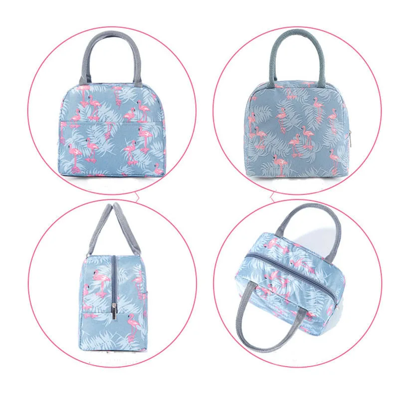Printing Pattern Cooler Lunch Box Portable Insulated Lunch Bag Thermal Food Picnic Lunch Bags for Kids