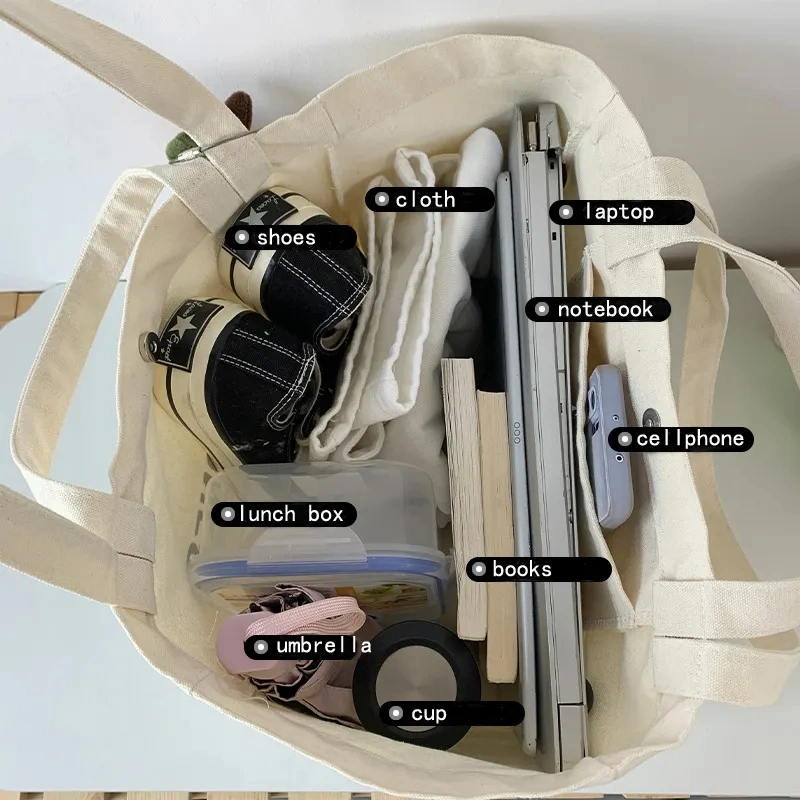 Quality Custom Printed Organic Cotton Canvas Tote Bag Printed Ropehandle Organic Cotton Canvas Bag