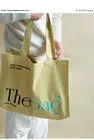 Reusable Cotton Bag Customized Logo Canvas Bag with Handle Logo for Shopping - Image 6