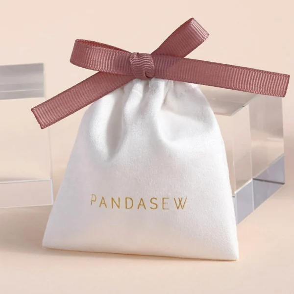 Ribbon Fleece Jewelry Storage Bag Small Gift Brocade Bag Custom - Image 5