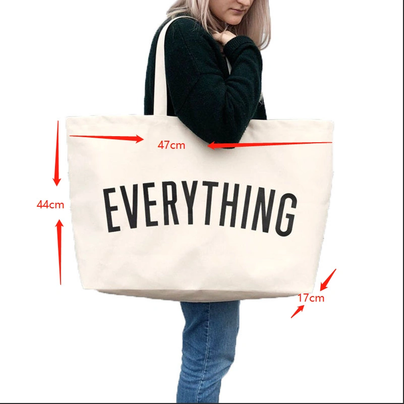 Shopping Tote Travel Bag Large Shoulder Canvas Bag Large