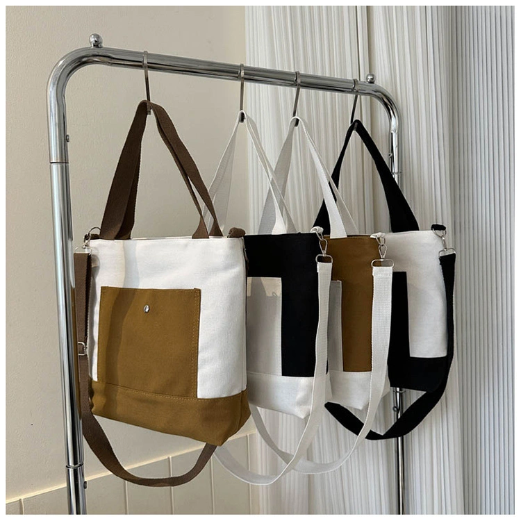 Simple Large Capacity Commuter Bag Fashionable Handheld Shoulder Bag for Classroom Tote Bag