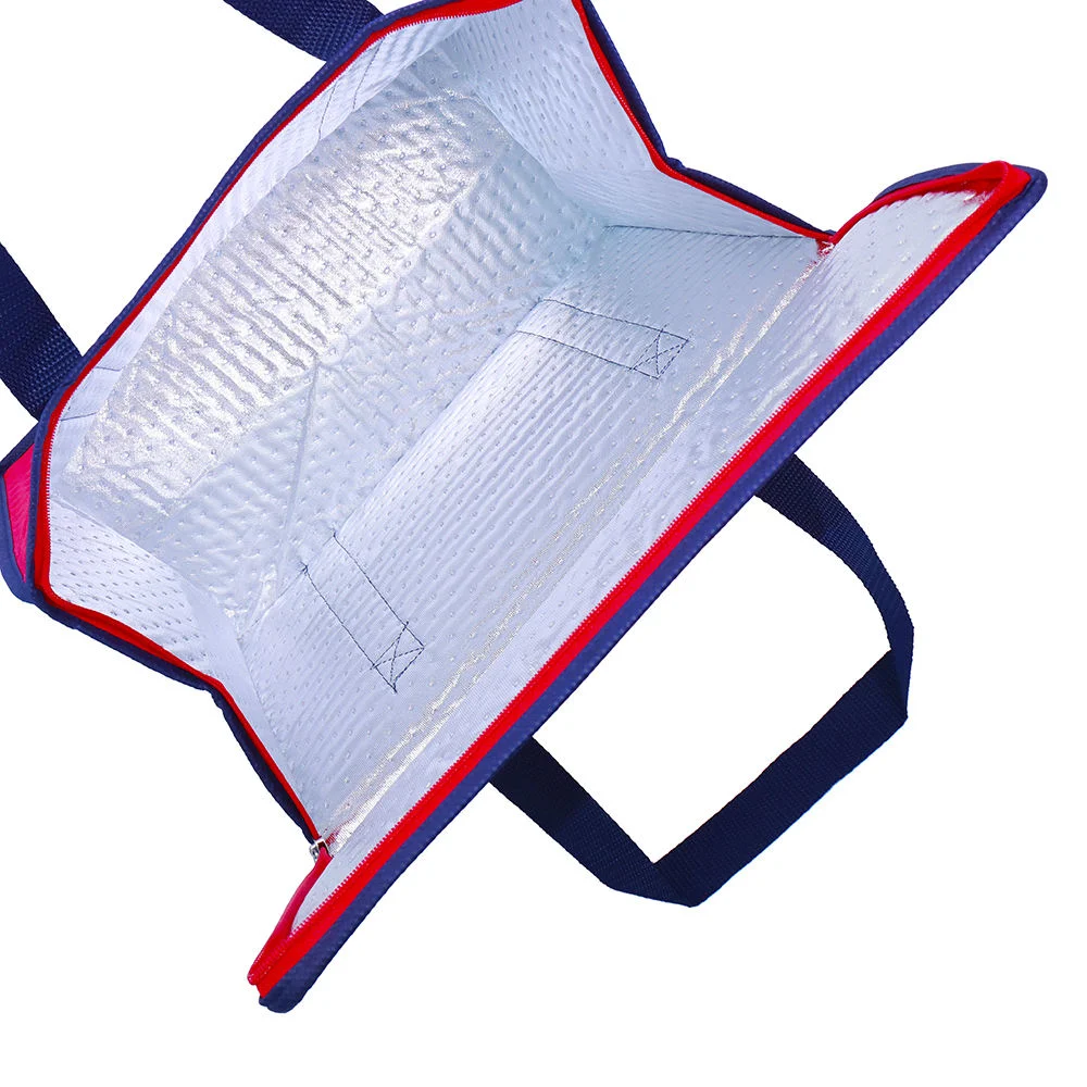 Simple Style Drawstring Canvas Lunch Cooler Bag Wholesale Waterproof Durable Portable Lunch Box Bag