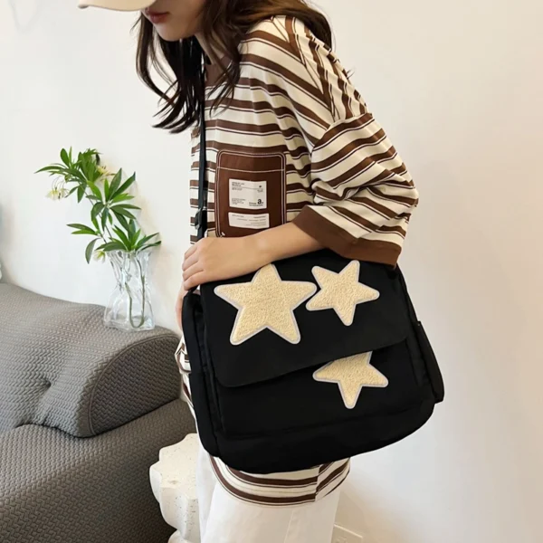 Simple and Stylish Large Capacity Commuting Bag Single Shoulder Crossbody Bag Class Tote Bag - Image 6