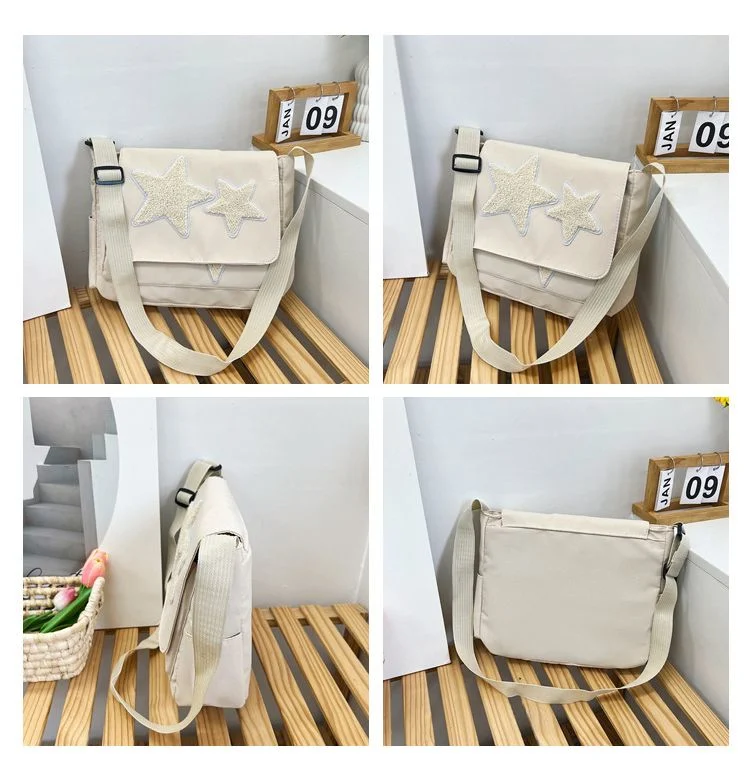 Simple and Stylish Large Capacity Commuting Bag Single Shoulder Crossbody Bag Class Tote Bag