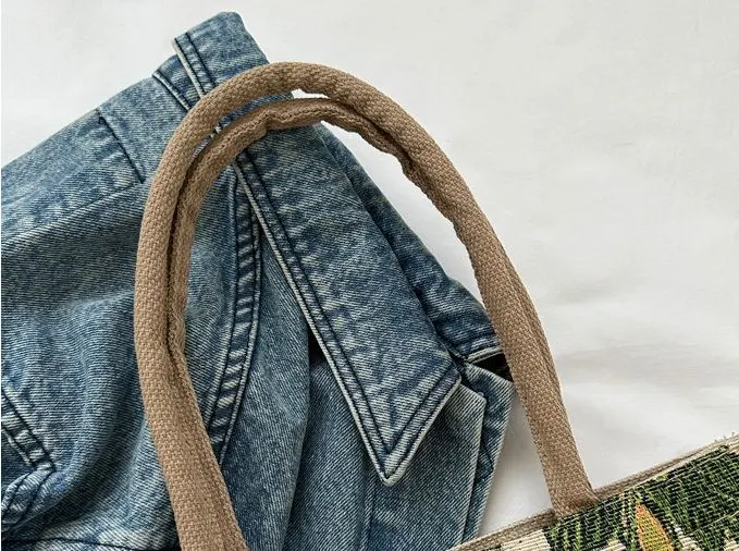 Simple and Stylish Large Capacity Tote Bag Casual Shoulder Bag Trendy Commuting Bag