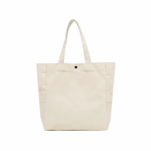 Alternative view of Solid Color Oversized One-Shoulder Tote Bag All-in-One Canvas Bag for Women