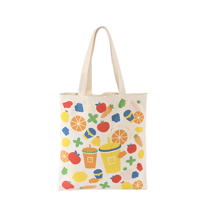 Student Handheld Canvas Bag Customized Blank Spot Cotton Bag Printed Logo Shopping Canvas Bag Customized Wholesale