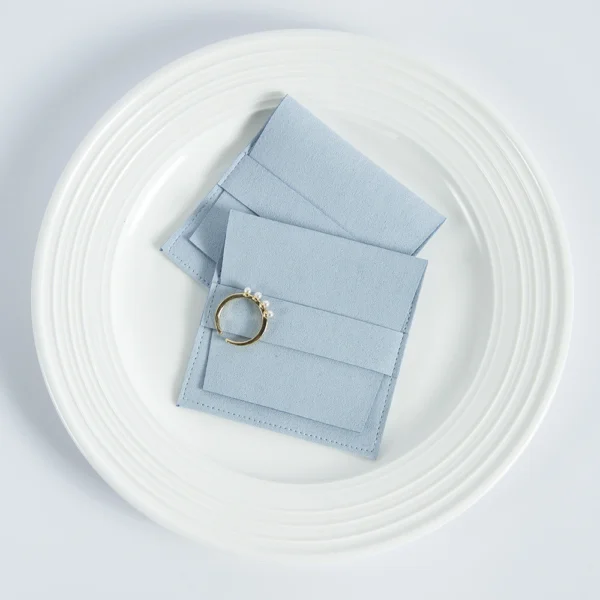 Suede Microfiber Cloth Bag Flannelette Bag Flannelette Bag Jewelry Bag Storage Bag - Image 3