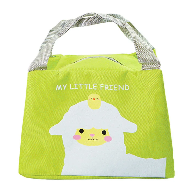 Thermal Insulated Lunch Box Tote Picnic Bag Milk Bottle Pouch Cartoon Cute Lunch Bag for Kids
